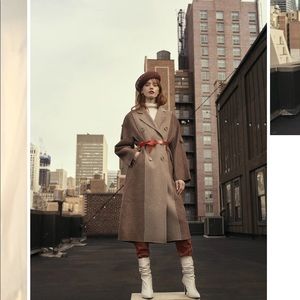 Quaint Iconic Victoria Cashmere Wool Blend Coat